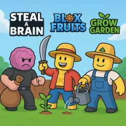 Trade Hub | Steal A Brainrot & Grow a garden & Blox fruits Trading & 99 nights in the Forest & mm2